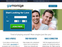 Tablet Screenshot of gaymarriage.net